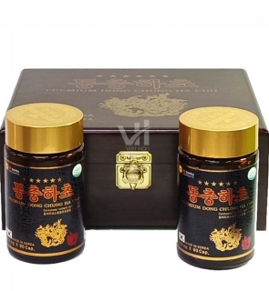 Viên uống Đông Trùng Hạ Thảo Hàn - hộp gỗ